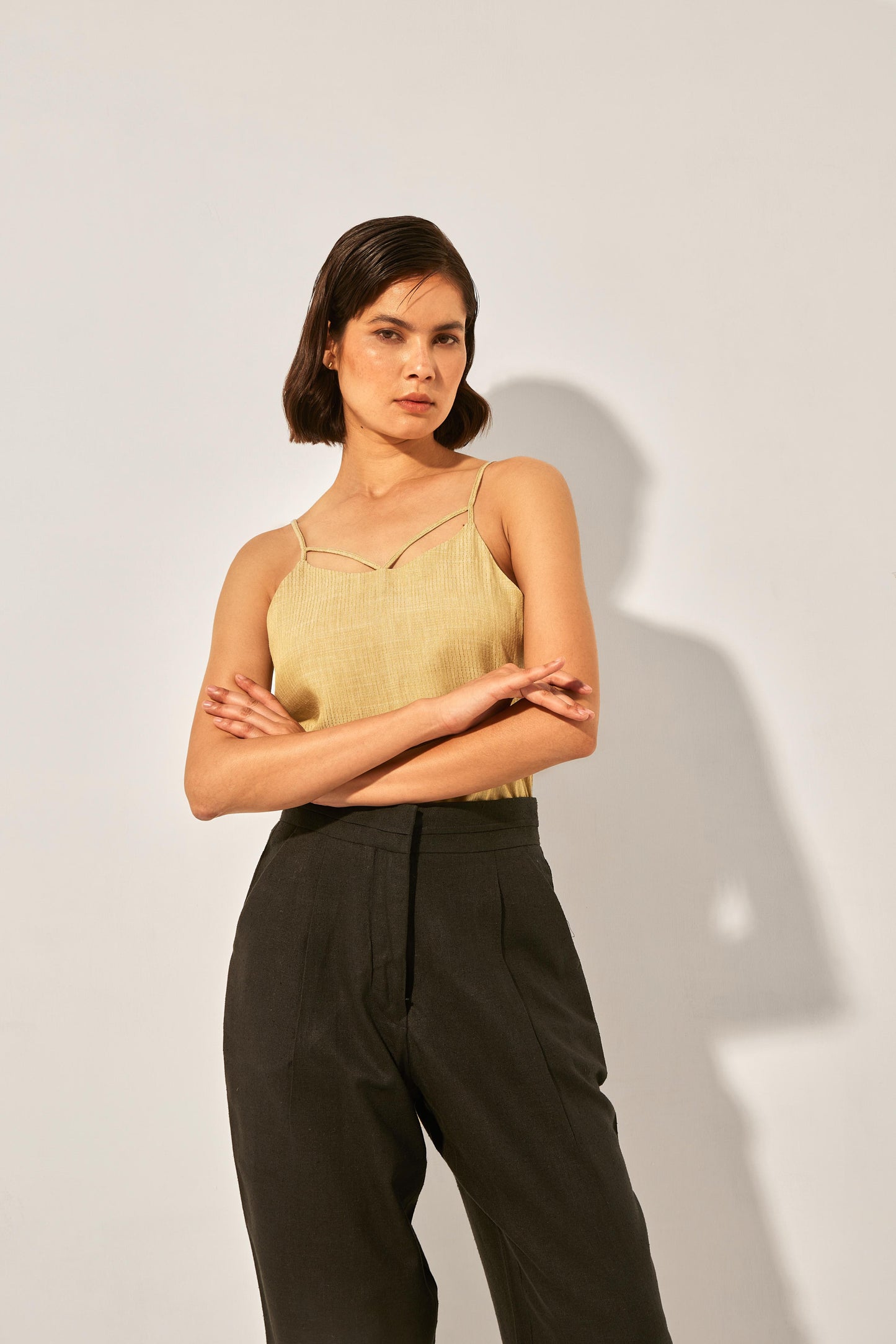 Black Khadi Pant