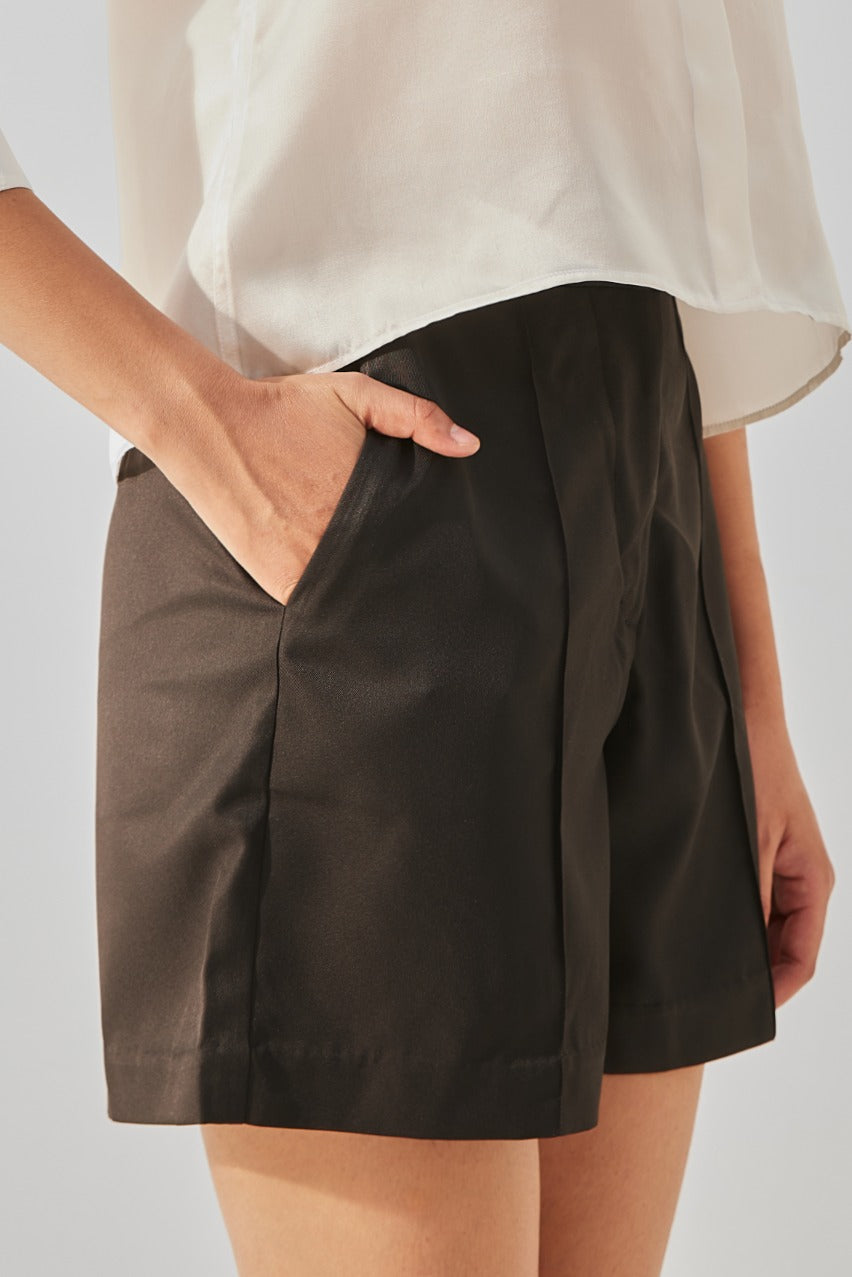Black Cotton Short